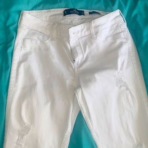 White Ripped Skinny Jeans